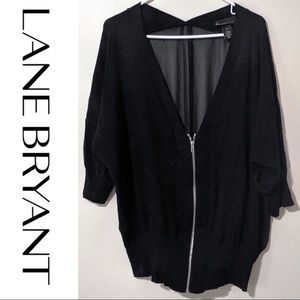 Lane Bryant Sheer Black Cover Up